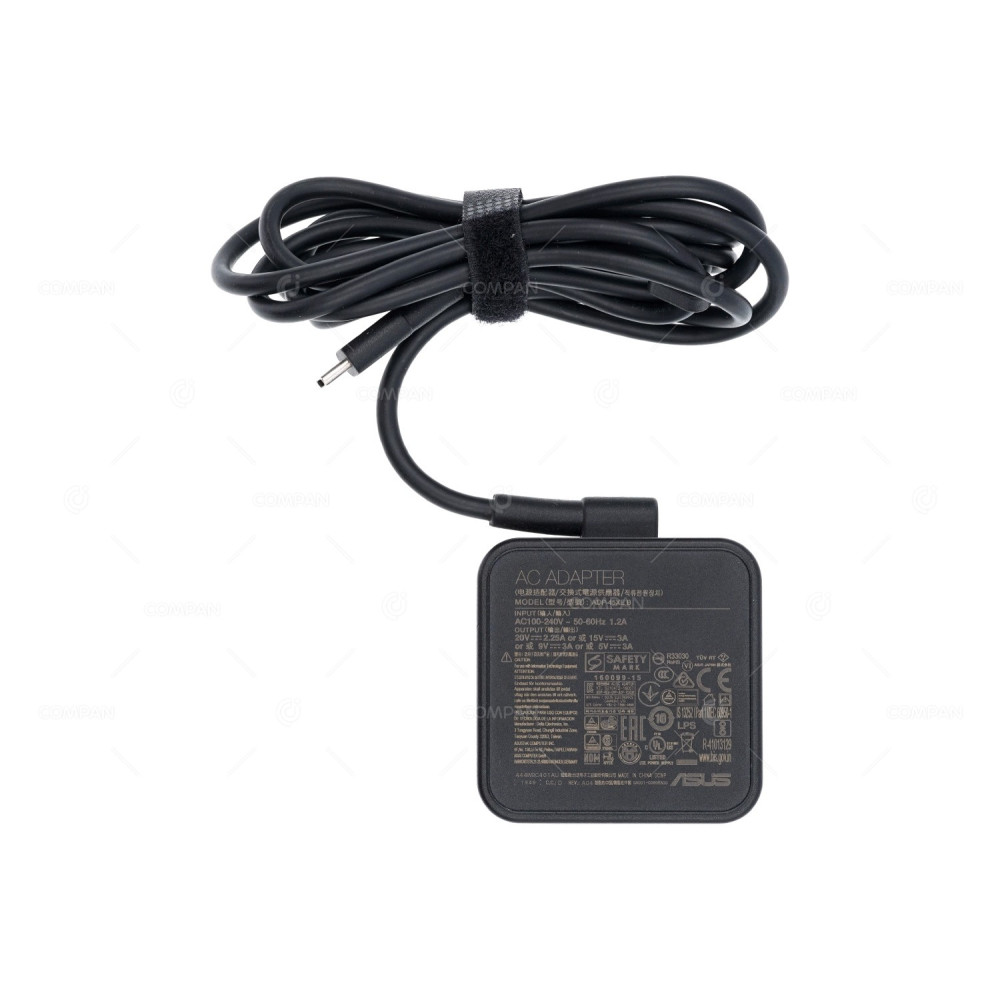 ADP-45XEB ASUS AC ADAPTER 45W 20V 2.25A USB-C FOR LAPTOPS R-41013129